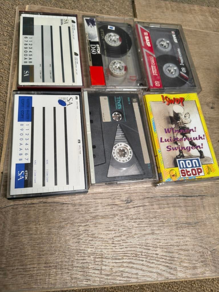 Cassettebandjes, Cd's en Dvd's, Cassettebandjes, Ophalen of Verzenden, Overige genres, 2 t/m 25 bandjes