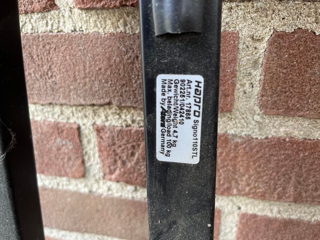 Hapro Signo 110STL Dakdragers - Made in Germany, Auto diversen, Ophalen, Gebruikt