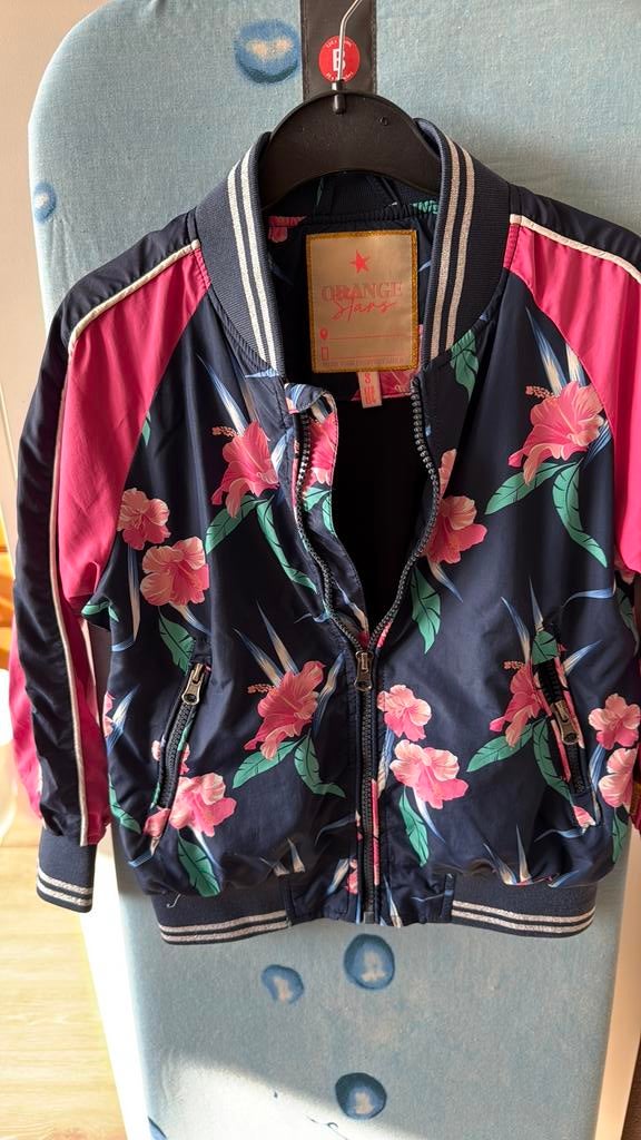 Zomerjas orange stars, Ophalen of Verzenden, Zo goed als nieuw, Meisje, Jas