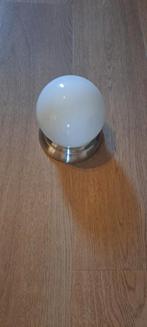 Moderne Plafondlamp met Melkglas Bol, Ophalen, Zo goed als nieuw, Glas, Modern
