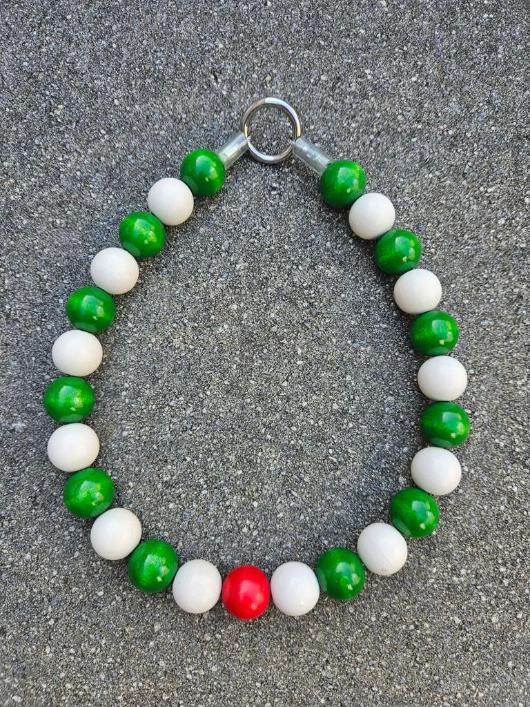 Halsband met kralen, Dieren en Toebehoren, Hondenhalsbanden en Penningen, Ophalen of Verzenden