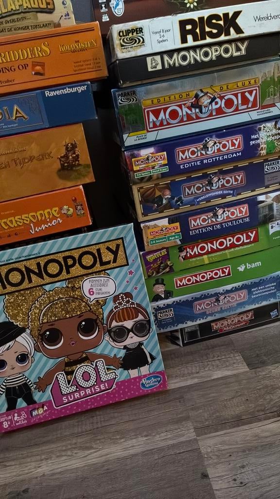 10 x Monopoly, Ophalen of Verzenden, Gebruikt