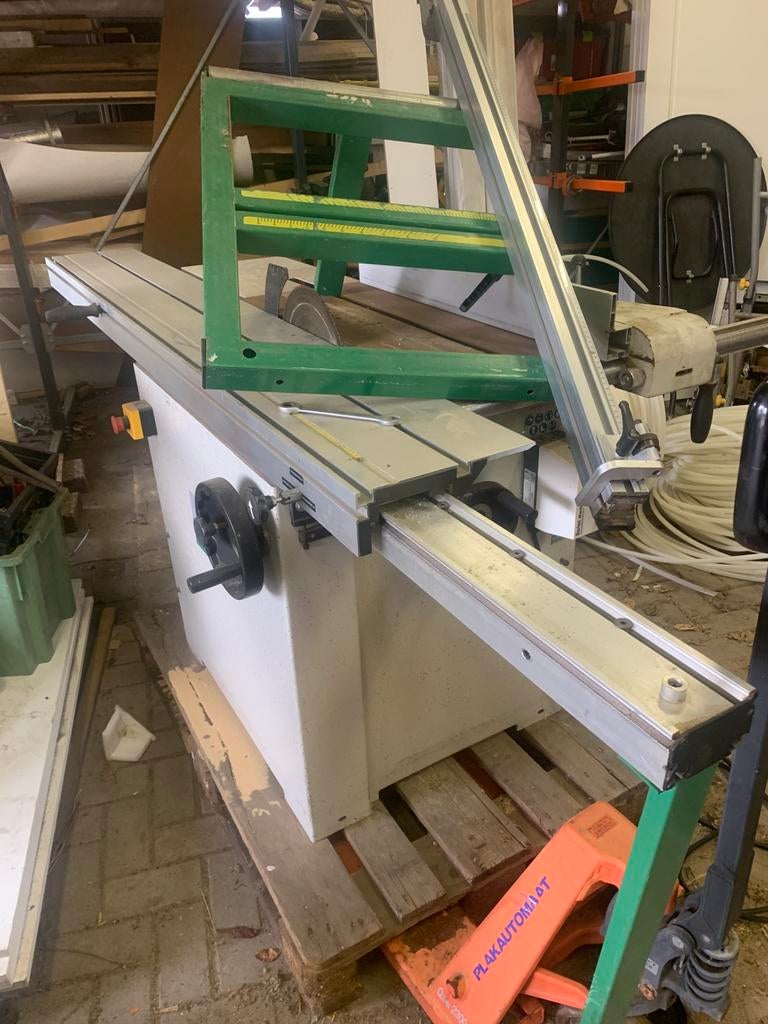 Platenzaag, Ophalen, Gebruikt, 1200 watt of meer, 70 mm of meer