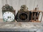 3x Comtoise Achterlopers “garage vondst”, Antiek en Kunst, Antiek | Klokken, Ophalen