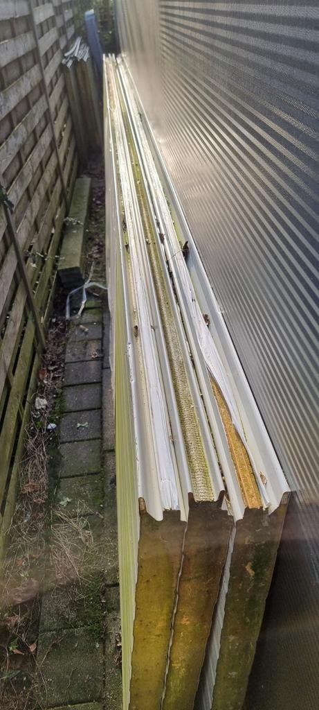 Sandwichpanelen, Ophalen of Verzenden, Hardschuim (Pir), 8 tot 12 cm, 15 m² of meer