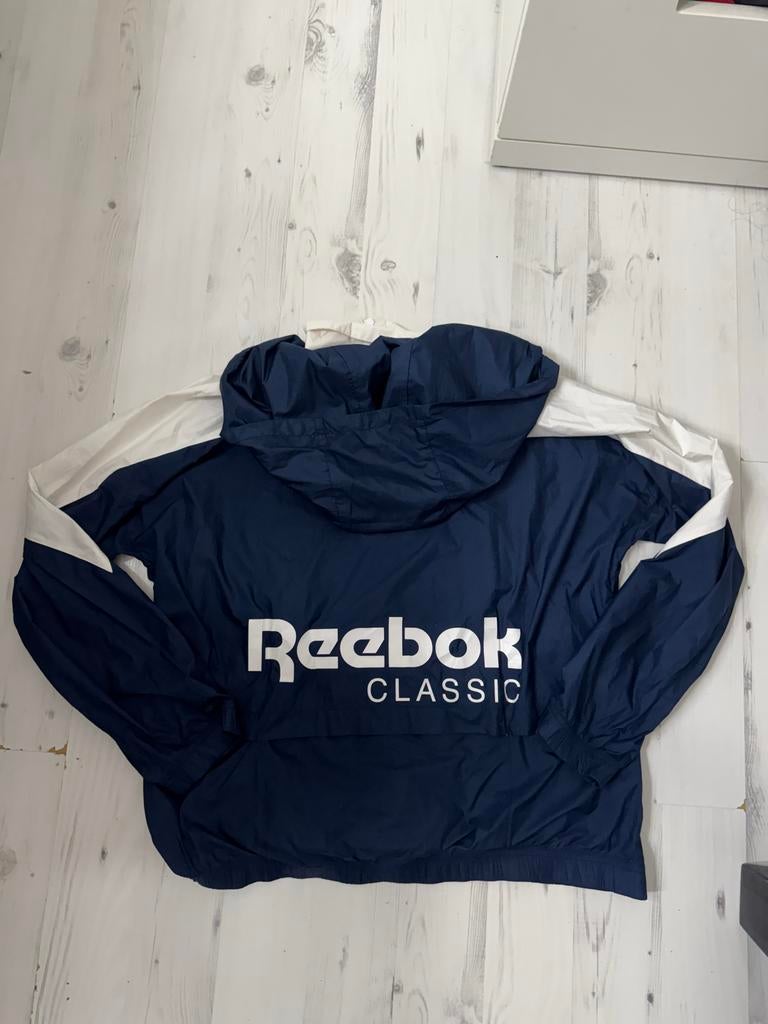 Reebok jas maat XL, Verzenden, Gedragen, Maat 56/58 (XL), Blauw