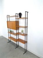 Vintage Modulair Omnia wandsysteem, Hilker, teak, wandrek, Teakhout, 150 tot 200 cm, Ophalen of Verzenden, 150 tot 200 cm