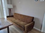 Bruine vintage deense slaapbank 3 zits, Huis en Inrichting, Banken | Sofa's en Chaises Longues, Ophalen, Gebruikt, Tweepersoons