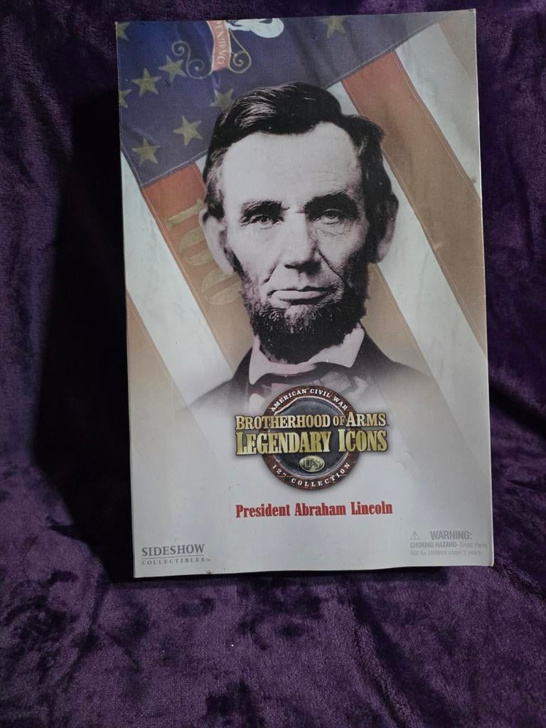 Sideshow Abraham Lincoln Brotherhood of Arms 12 inch figuur, Ophalen of Verzenden, Zo goed als nieuw