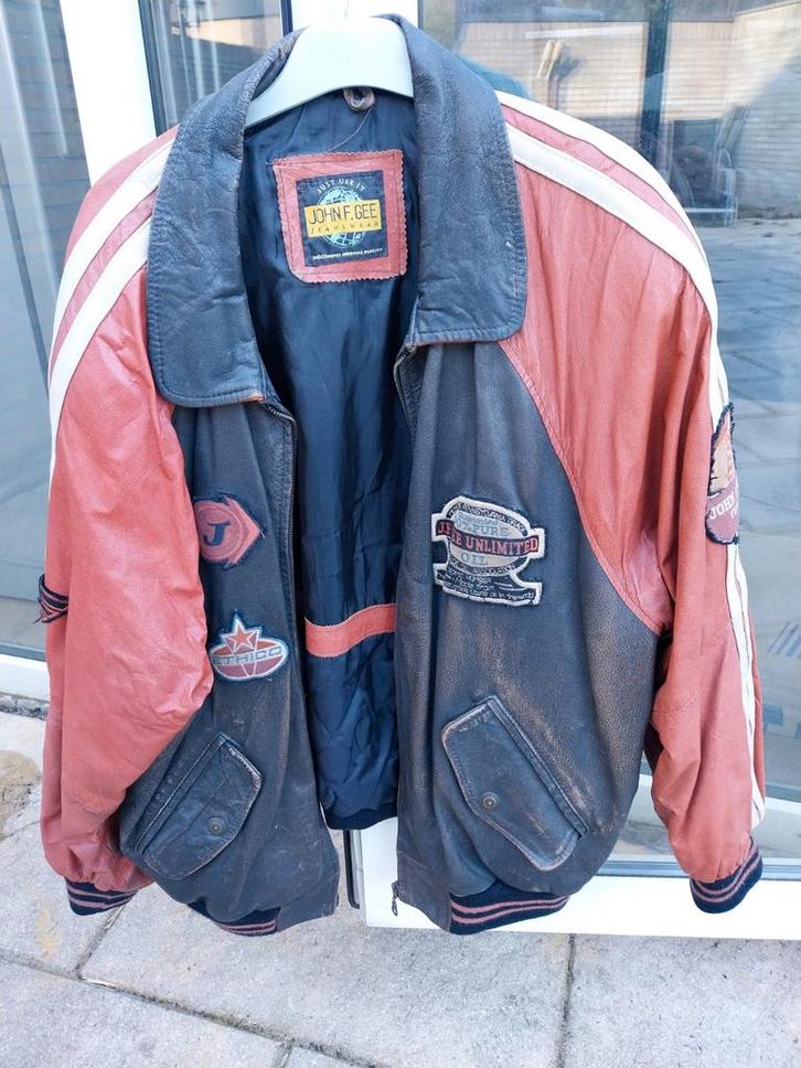 Leren motorjas XXL - Gebruikt, goede staat, Motoren, Kleding | Motorkleding, Jas | leer, Heren, Tweedehands, Ophalen of Verzenden