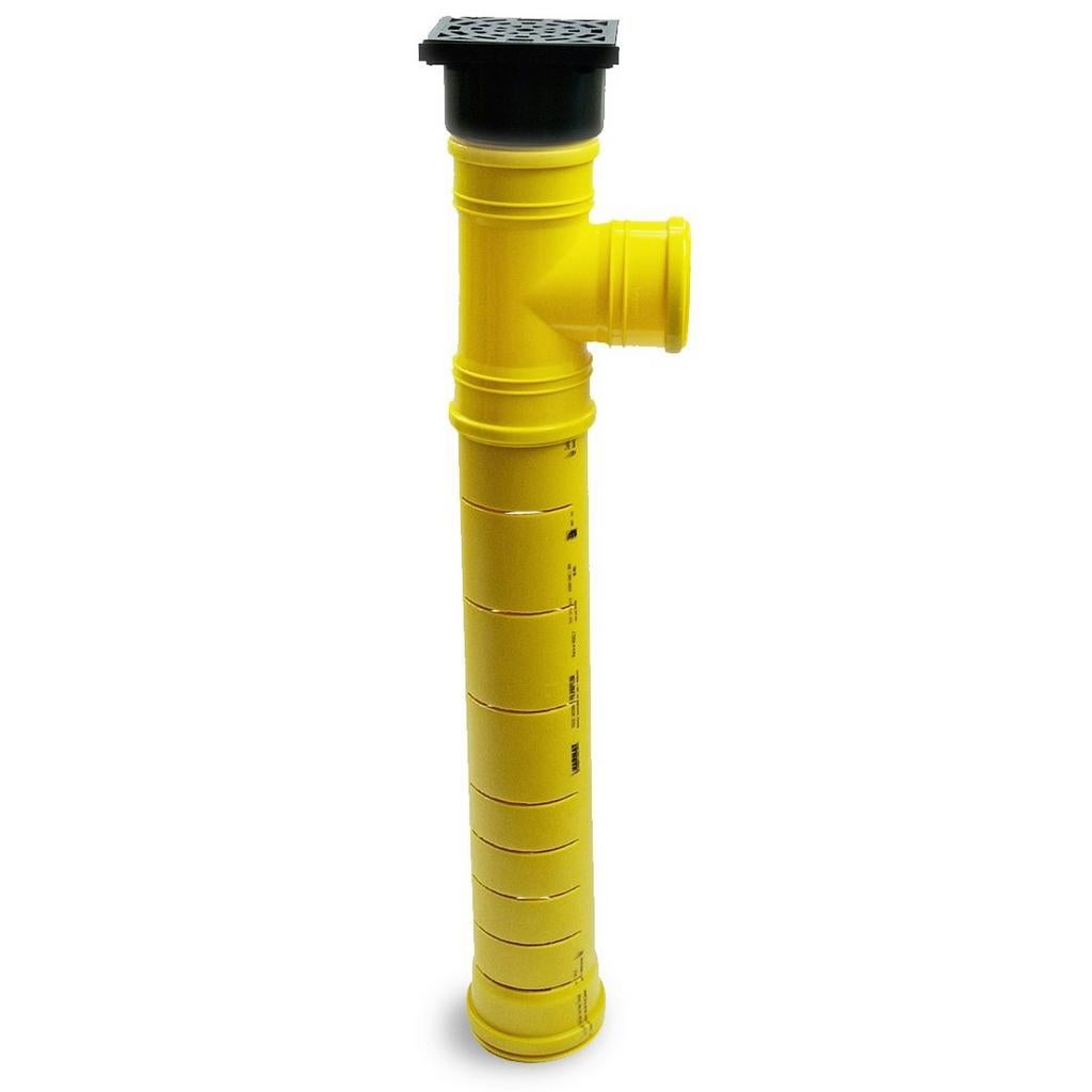 Karmat infiltratieput met infiltratiebuis en afvoer, Ophalen, Afvoer, Pvc, Nieuw