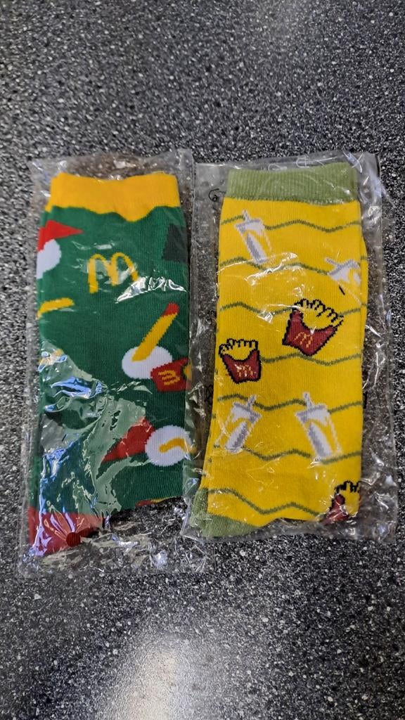 Mcdonalds sokken nieuw maat 43-46., Gebruiksvoorwerp, Mcdonalds, Nieuw, Ophalen of Verzenden