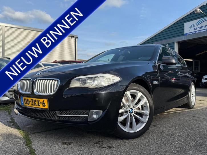 BMW 5 Serie 520i High EXE Aut8 | Nieuwe kettingset !, Auto's, BMW, Bedrijf, Te koop, 5-Serie, ABS, Airbags, Airconditioning, Alarm