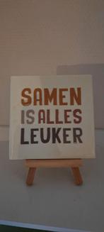 Tegeltje met houder, -, -, Nieuw, Ophalen of Verzenden