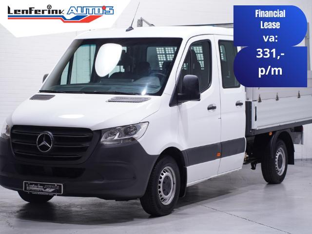 Mercedes Sprinter 211 CDI Dubbel Cabine 6-Zits Pickup Open L, Auto's, Voorwielaandrijving, Stof, 4 cilinders, 2000 kg