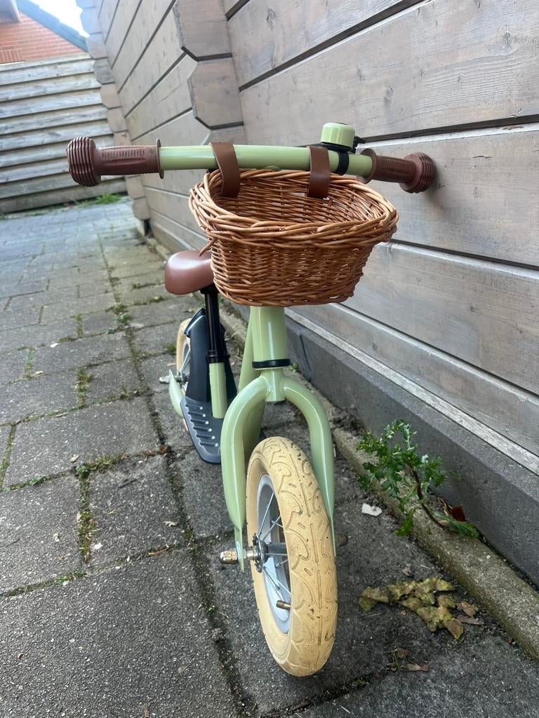 Loopfiets met mandje, Ophalen, Zo goed als nieuw, Verstelbare zitting