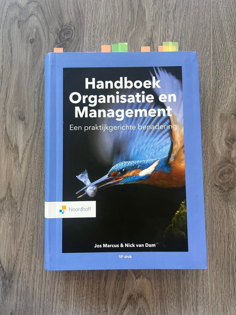 Handboek Organisatie en Management 10e druk, Ophalen of Verzenden, Gamma, Nieuw, HBO