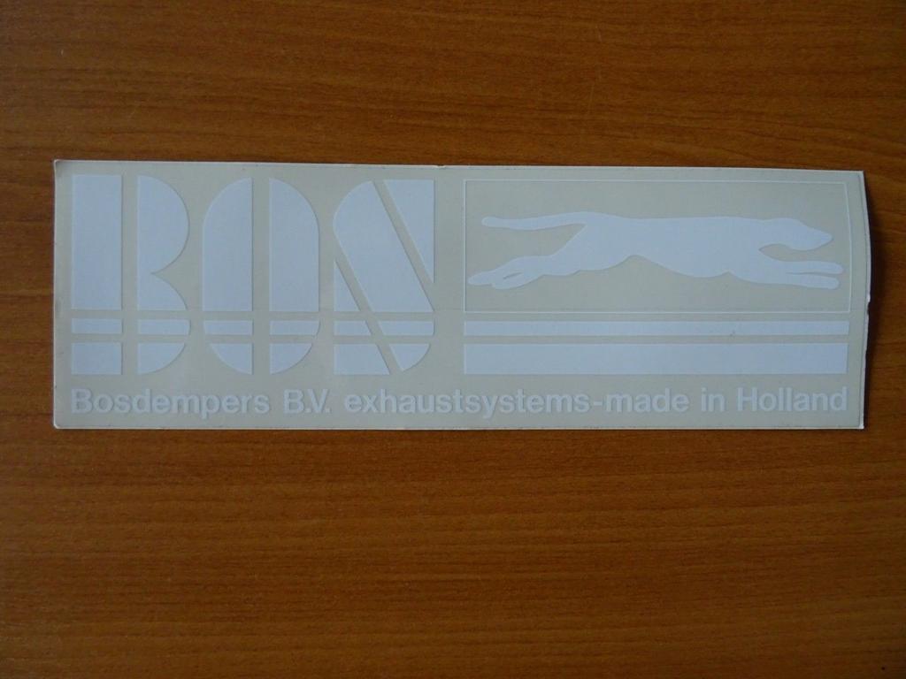 Bos Exhausts Uitlaat / Demper Sticker # Bos Sticker #, Ophalen of Verzenden, -, -, -