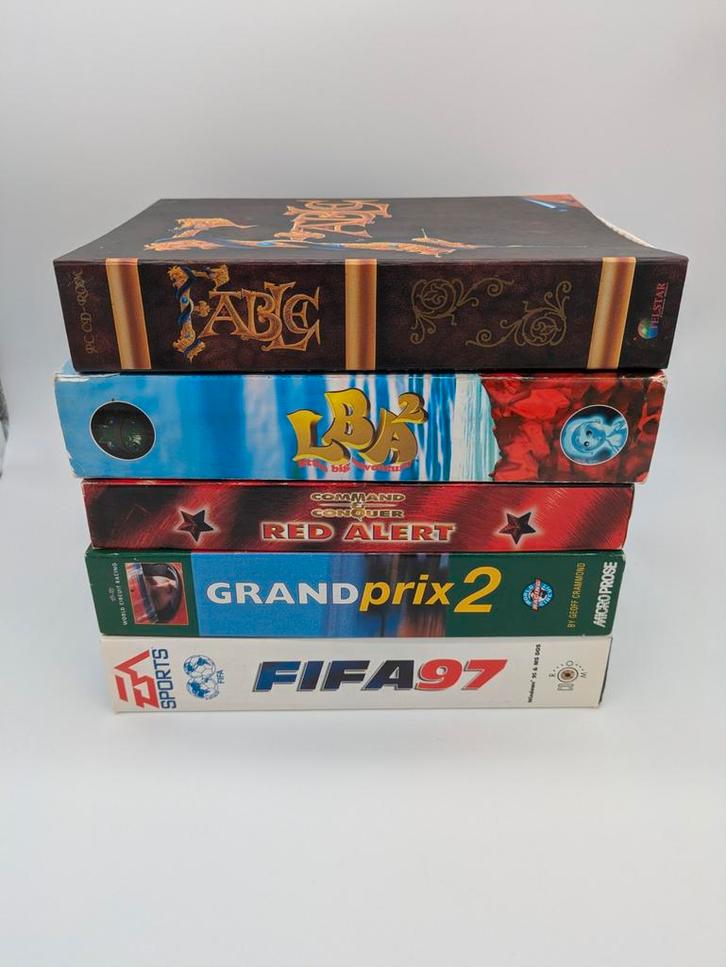 5 PC Big Box Games: LBA2 en Fable en meer, Spelcomputers en Games, Games | Pc, Gebruikt, Avontuur en Actie, 1 speler, Ophalen of Verzenden