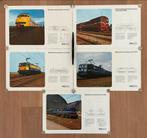 Posters NS elektrische locomotieven - Diverse series, Ophalen of Verzenden, Gebruikt, Trein, Kaart of Prent