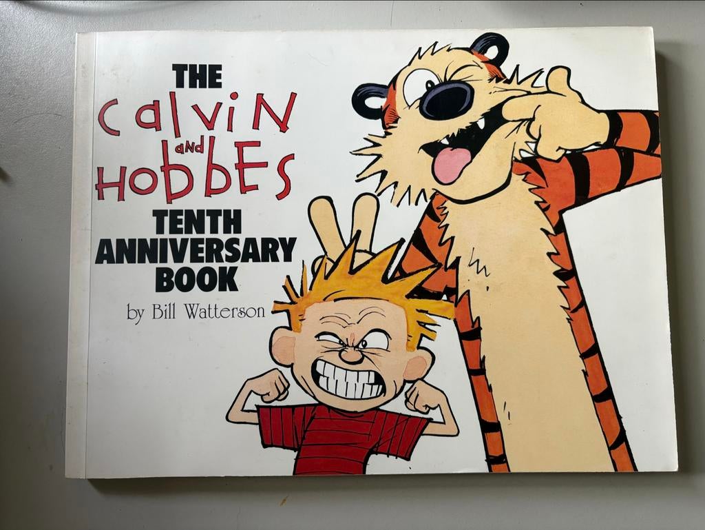 The Calvin and Hobbes Tenth Anniversary Book, Boeken, Eén stripboek, Ophalen of Verzenden, Gelezen