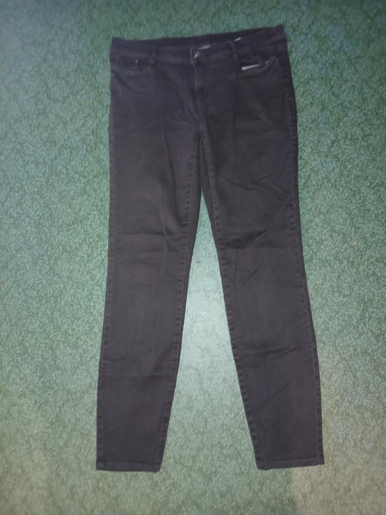8) Jessica jeans maat 42, Kleding | Dames, Jessica, Zwart, Ophalen of Verzenden, Zo goed als nieuw