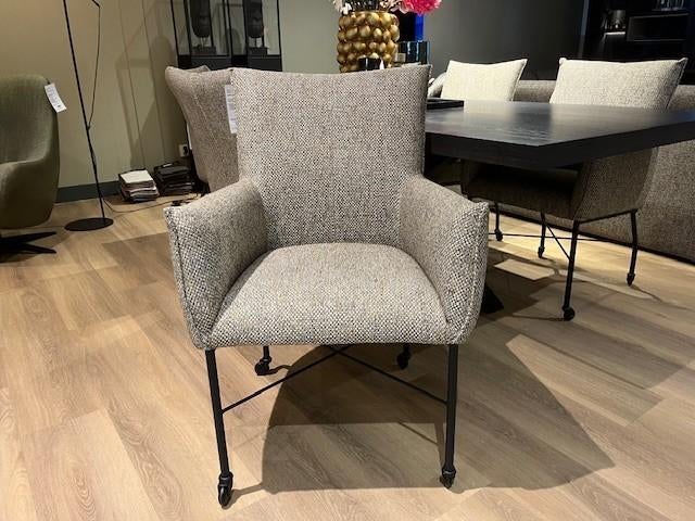 Set van 6 eetkamerstoel 4x met arm 2x zonder arm, Ophalen, Info@vissermeubelen.nl, Nieuw, Visser meubelen