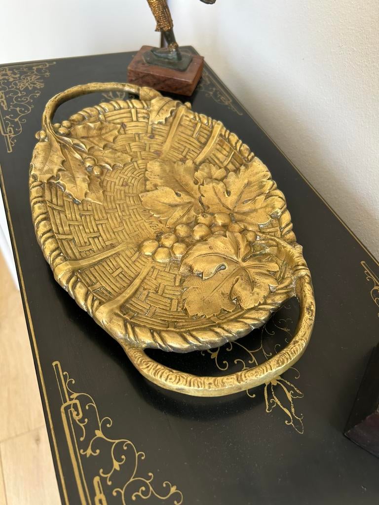 Vide Poche van verguld brons gesigneerd J. Van Neste, Ophalen of Verzenden