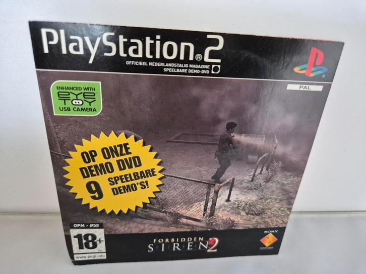 Official PS Magazine #58 demo (o.a. Forbidden Siren) ps2, Spelcomputers en Games, Games | Sony PlayStation 2, Zo goed als nieuw
