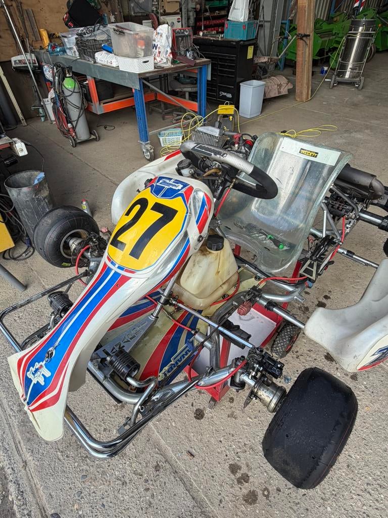 Rotax max, mychron 4 kart, Sport en Fitness, Ophalen of Verzenden, Zo goed als nieuw, Kart