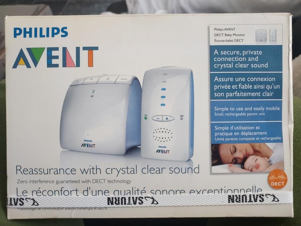 Philips Avent ouderunit / babyfoon, Ophalen, 250 meter of meer