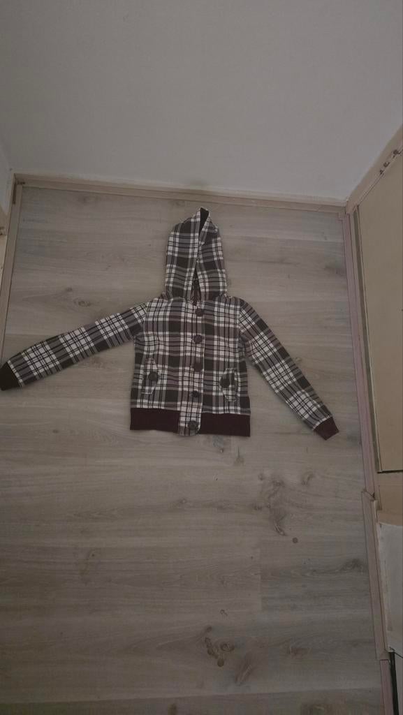 Geruite hoodie van Crash One, maat 146-152 (10-12 jaar), Kinderen en Baby's, Kinderkleding | Maat 152, Ophalen, Gebruikt, Jongen of Meisje