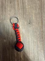 Handgemaakte Paracord Sleutelhanger - Rood/Zwart, Ophalen of Verzenden, Nieuw, Overige typen