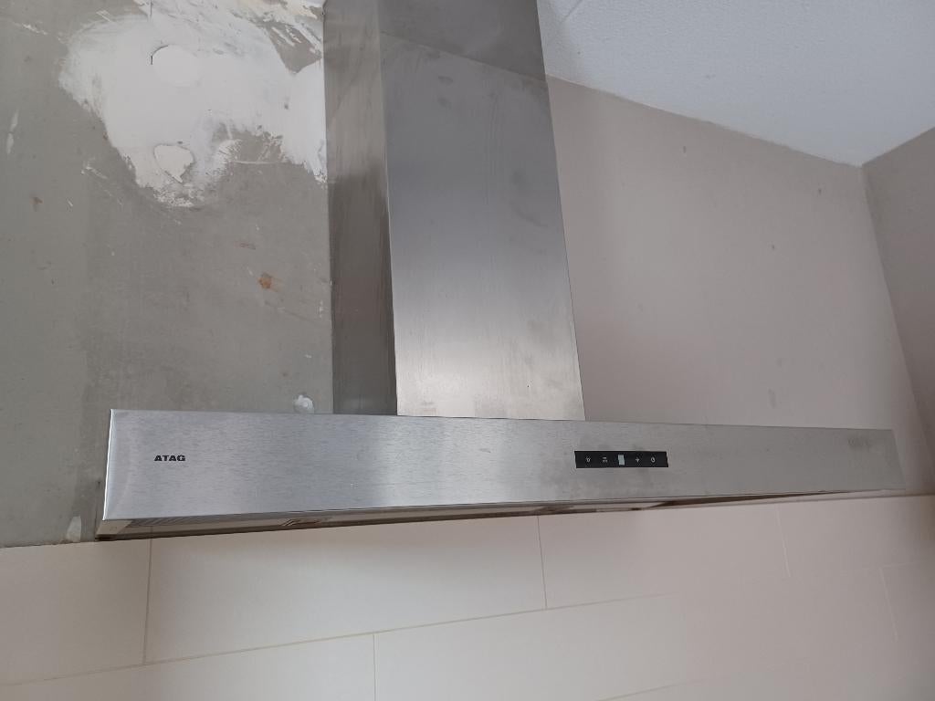 Afzuigkap atag, Ophalen, Gebruikt, Wandschouwkap, Vrijstaand