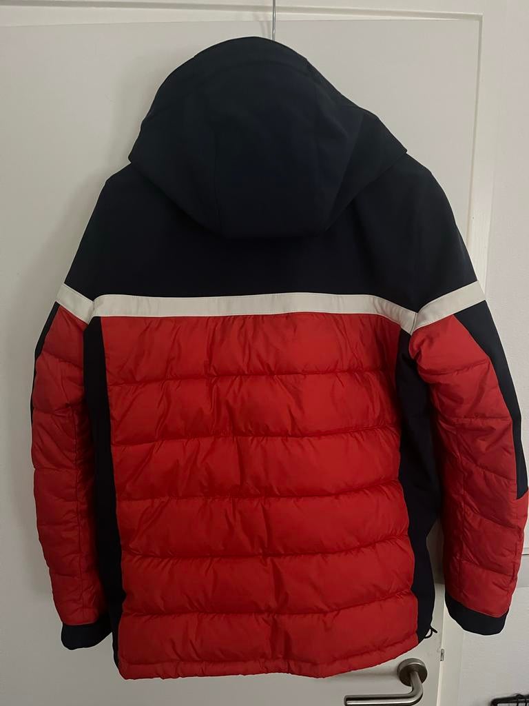 O'Neill Ski Jas Rood/Blauw, Ophalen of Verzenden, Zo goed als nieuw, Maat 52/54 (L), Rood