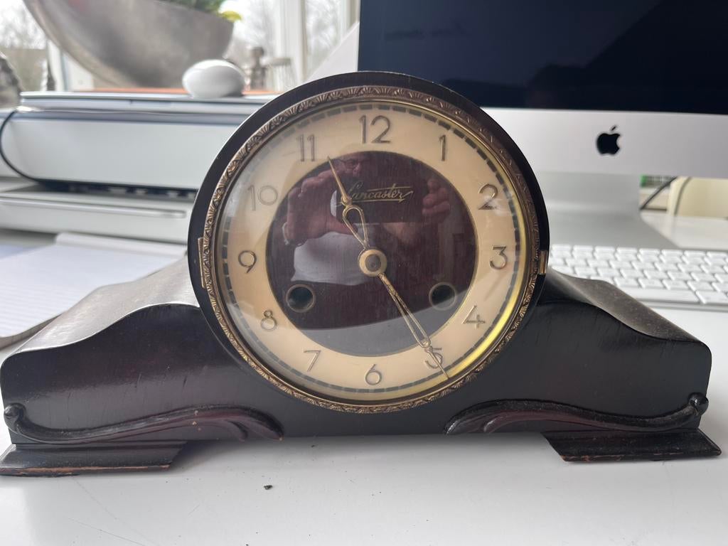 Art deco Schoorsteenklok (pendule), Antiek en Kunst, Antiek | Klokken, Ophalen of Verzenden