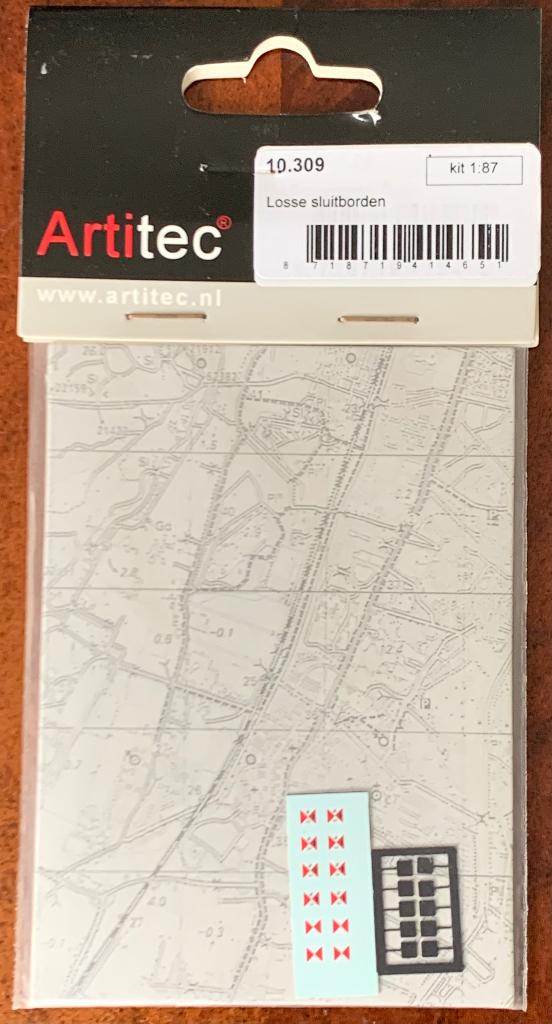 Artitec 10.309 NS sluitborden tp. II / III - HO, Hobby en Vrije tijd, Overige merken, Gelijkstroom, Ophalen of Verzenden, NS