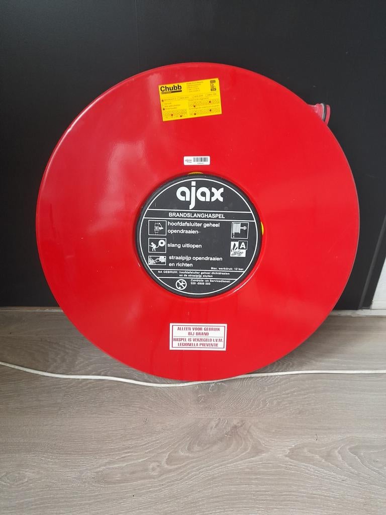 Ajax brandslanghaspel 20 meter zonder ophangsysteem, Huis en Inrichting, Brandblussers en Brandkasten, Ophalen