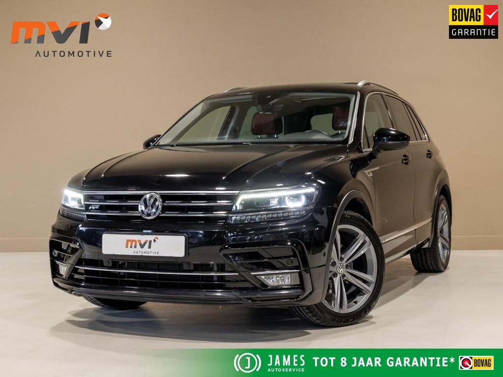 Volkswagen Tiguan 1.4 TSI ACT R-line / 150pk / Panorama Dak, 1490 kg, Huisgarantie, Zwart, Leder