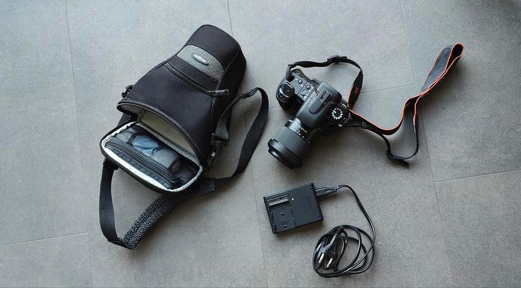 Sony a300 camera compleet!, Spiegelreflex, 10 Megapixel, Ophalen of Verzenden, Zo goed als nieuw