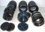 Partij 5 lenzen f = 35 mm, f = 55 mm en f = 135 mm, goede st, Ophalen of Verzenden, Zo goed als nieuw, Telelens