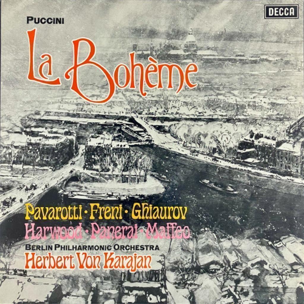 Puccini Herbert von Karajan – La Bohème 2LP BOX, Kamermuziek, Ophalen of Verzenden, Zo goed als nieuw, 12 inch