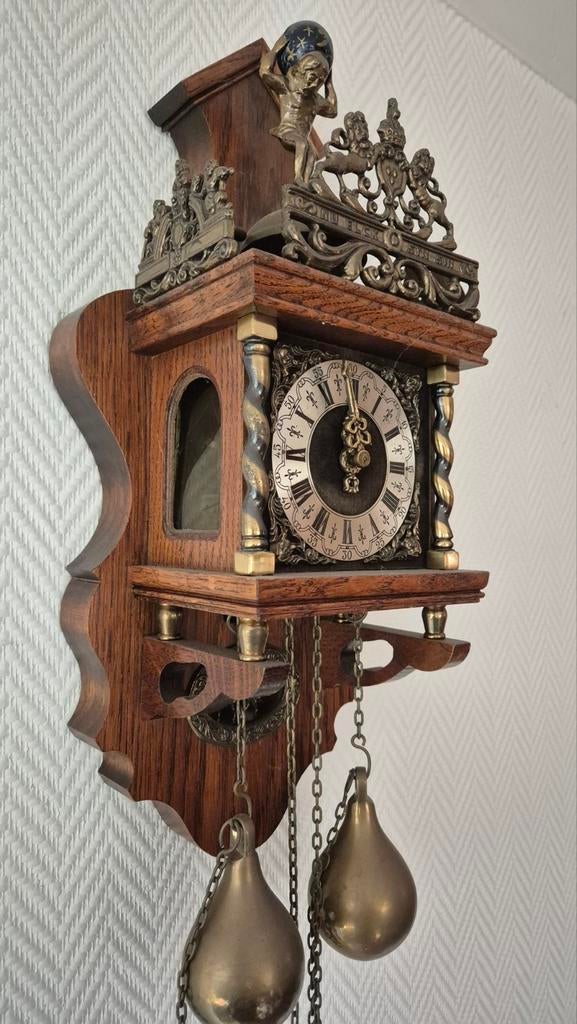 Oude Zaanse Wandklok (Stoelklok), Antiek en Kunst, Ophalen