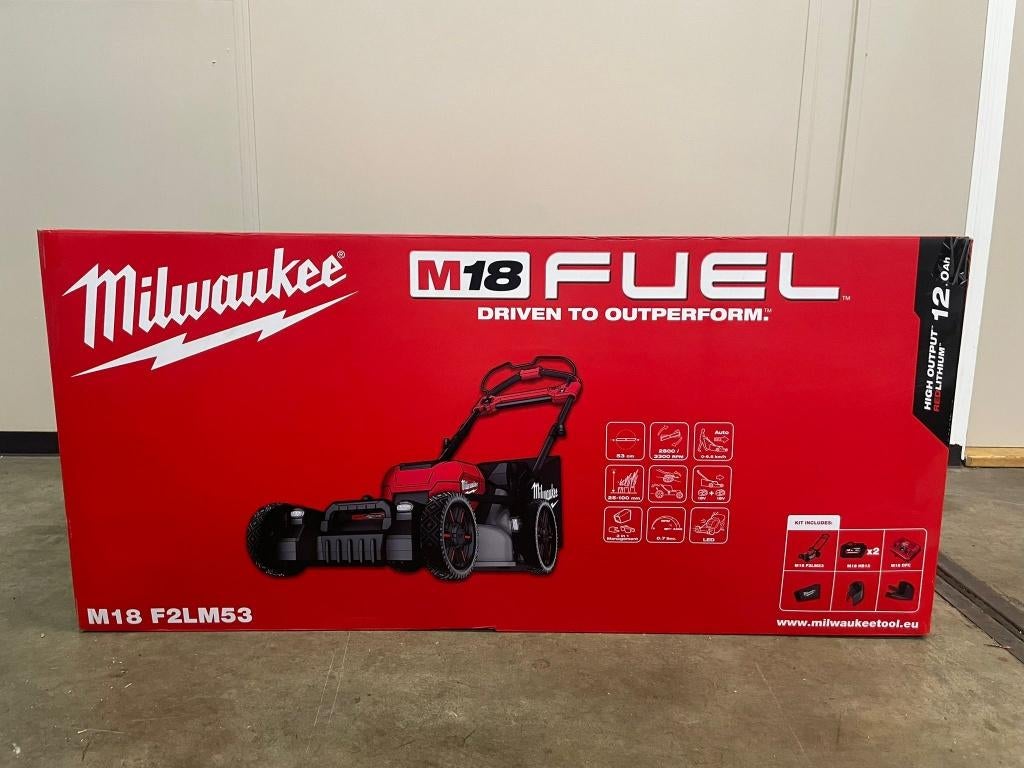 milwaukee accu grasmaaier, Ophalen, Cirkelmaaier, Accu-grasmaaier, Zo goed als nieuw