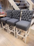 *OPRUIMING* 3 Barstoelen Gerard Antraciet €657,- NU €549, (7, 3 krukken, Ophalen of Verzenden, Nieuw, 60 tot 90 cm