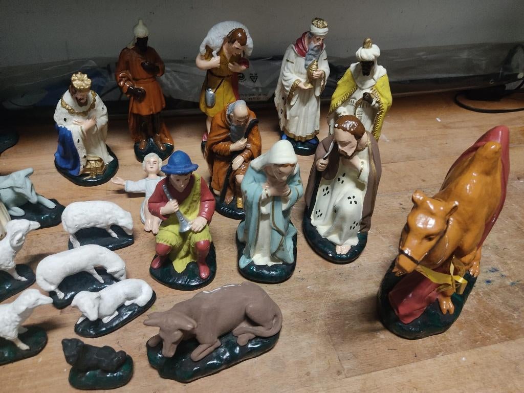 Kerstbeelden, Diversen, Kerst, Ophalen, Gebruikt