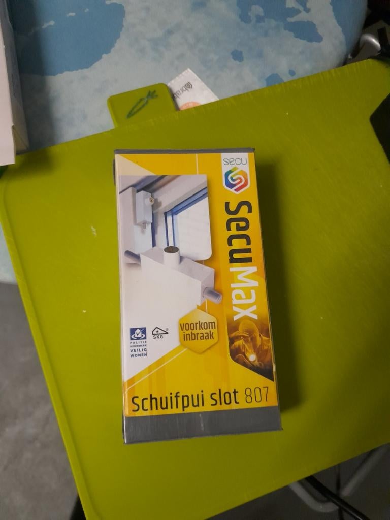 SecuMax Schuifpui slot 807, Doe-het-zelf en Verbouw, Hang- en Sluitwerk, Ophalen of Verzenden, Nieuw, Slot
