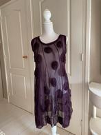 Cora Kemperman Jurk / M / Aubergine / Tule met Rozen, Kleding | Dames, Ophalen, Zo goed als nieuw, Paars, Knielengte