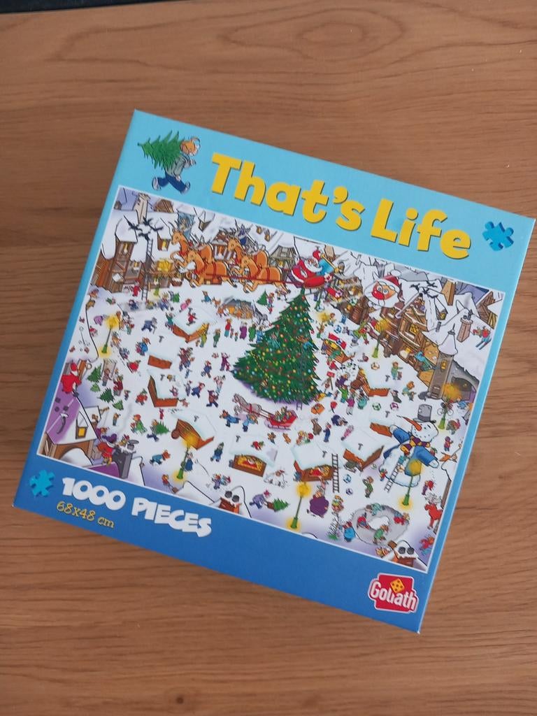 Legpuzzel 1000 stukjes - That's Life - Goliath, Hobby en Vrije tijd, Denksport en Puzzels, Ophalen of Verzenden, 500 t/m 1500 stukjes