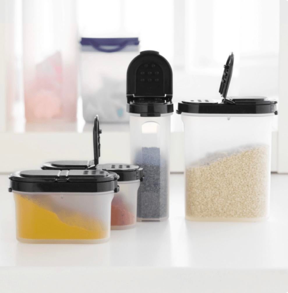 Tupperware RuimteSpaarders Kruidenovaaltjes 100ml en 250ml, Ophalen of Verzenden, Nieuw, Overige typen